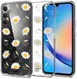 HappyCase Samsung Galaxy A34 Hoesje Flexibel TPU Bloemen Print afbeelding 2