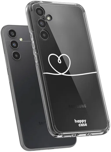 HappyCase Samsung Galaxy A34 Hoesje Flexibel TPU Hartje Print afbeelding 7