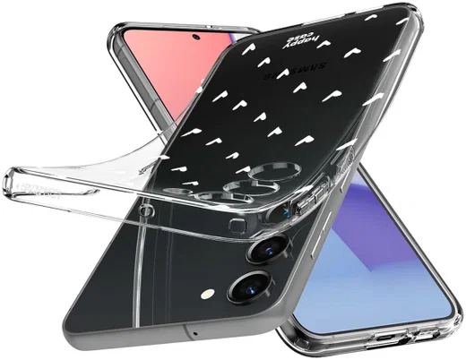HappyCase Samsung Galaxy S23 Hoesje Flexibel TPU Hartjes Print afbeelding 9