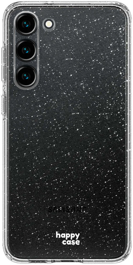 HappyCase Samsung Galaxy S23 Hoesje Flexibel TPU Glitter Print afbeelding 1