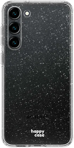 HappyCase Samsung Galaxy S23 Hoesje Flexibel TPU Glitter Print afbeelding 1