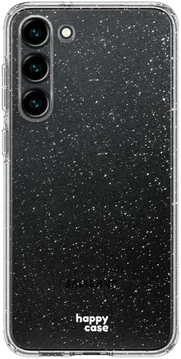 HappyCase Samsung Galaxy S23 Hoesje Flexibel TPU Glitter Print