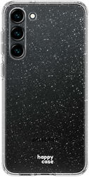 HappyCase Samsung Galaxy S23 Hoesje Flexibel TPU Glitter Print afbeelding