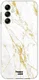 HappyCase Samsung Galaxy A14 Hoesje Flexibel TPU Wit Marmer Print afbeelding 1