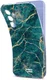 HappyCase Samsung Galaxy A54 Hoesje Flexibel TPU Aqua Marmer Print afbeelding 7