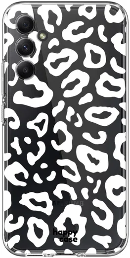 HappyCase Samsung Galaxy A34 Hoesje Flexibel TPU Luipaard Print afbeelding 1