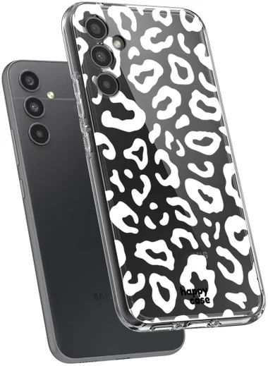 HappyCase Samsung Galaxy A34 Hoesje Flexibel TPU Luipaard Print afbeelding 9