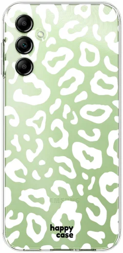 HappyCase Samsung Galaxy A14 Hoesje Flexibel TPU Luipaard Print afbeelding 1