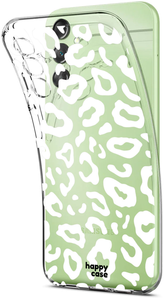 HappyCase Samsung Galaxy A14 Hoesje Flexibel TPU Luipaard Print afbeelding 6
