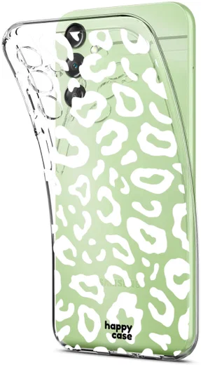 HappyCase Samsung Galaxy A14 Hoesje Flexibel TPU Luipaard Print afbeelding 6