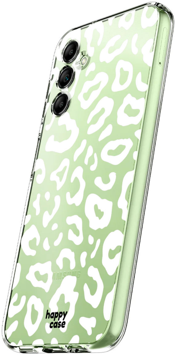HappyCase Samsung Galaxy A14 Hoesje Flexibel TPU Luipaard Print afbeelding 9