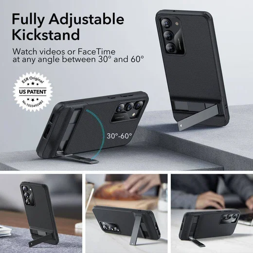 ESR Air Shield Boost Samsung Galaxy S23 Hoesje Kickstand Zwart afbeelding 2