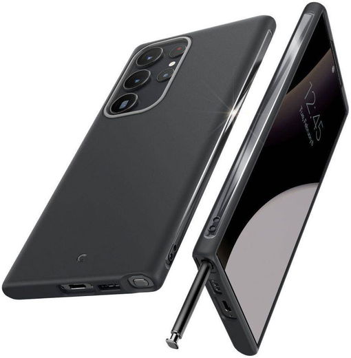 Spigen Cyrill Color Brick Samsung Galaxy S23 Ultra Hoesje Zwart afbeelding 14