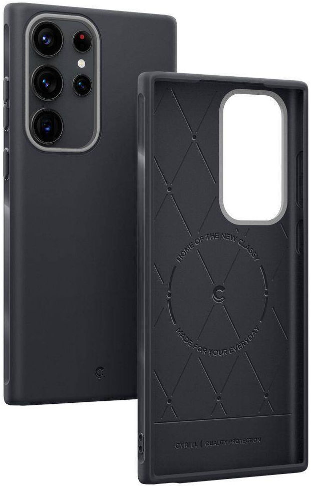 Spigen Cyrill Color Brick Samsung Galaxy S23 Ultra Hoesje Zwart afbeelding 9