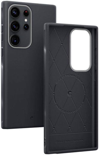 Spigen Cyrill Color Brick Samsung Galaxy S23 Ultra Hoesje Zwart afbeelding 9