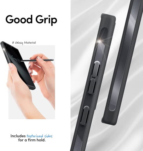 Spigen Cyrill Color Brick Samsung Galaxy S23 Ultra Hoesje Zwart afbeelding 5