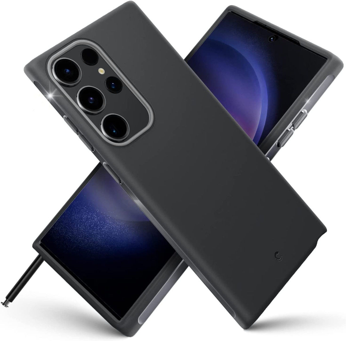 Spigen Cyrill Color Brick Samsung Galaxy S23 Ultra Hoesje Zwart afbeelding 13