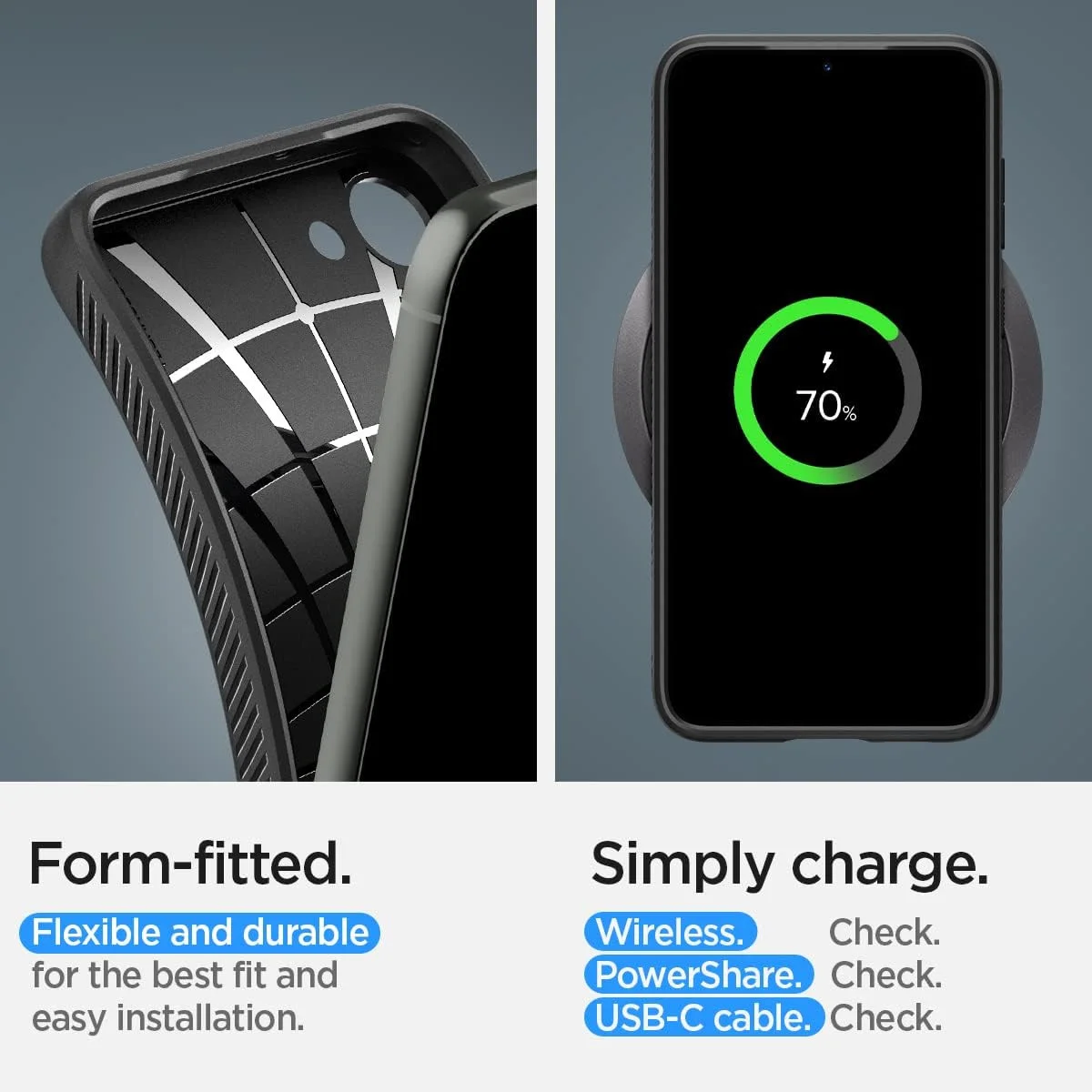 Spigen Liquid Air Samsung Galaxy S23 Hoesje Back Cover Zwart afbeelding 3