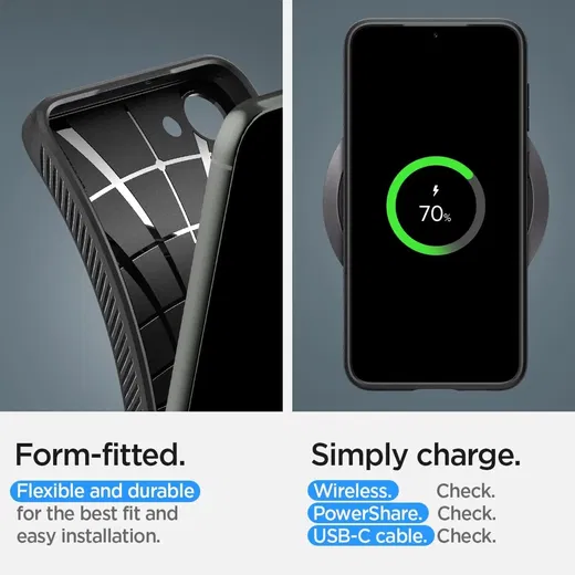 Spigen Liquid Air Samsung Galaxy S23 Hoesje Back Cover Zwart afbeelding 3