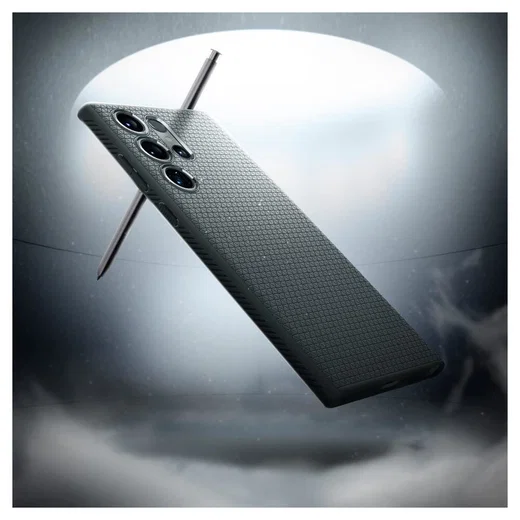 Spigen Liquid Air Samsung Galaxy S23 Ultra Hoesje Back Cover Groen afbeelding 2
