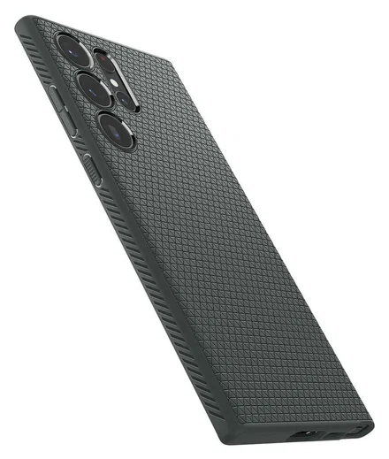 Spigen Liquid Air Samsung Galaxy S23 Ultra Hoesje Back Cover Groen afbeelding 11