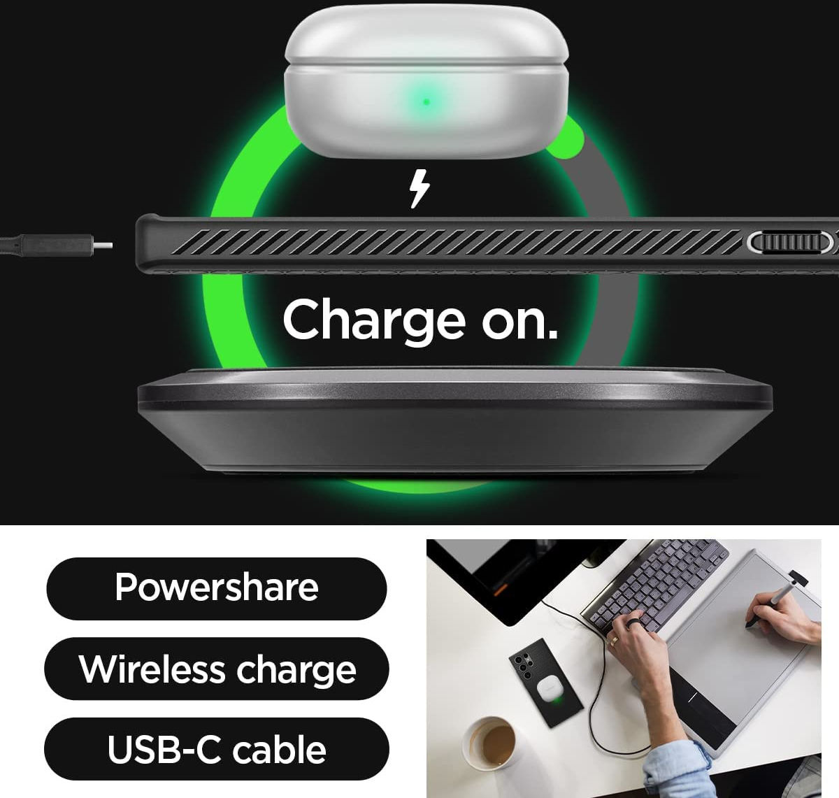 Spigen Liquid Air Samsung Galaxy S23 Ultra Hoesje Back Cover Zwart afbeelding 5