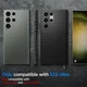Spigen Liquid Air Samsung Galaxy S23 Ultra Hoesje Back Cover Zwart afbeelding 6