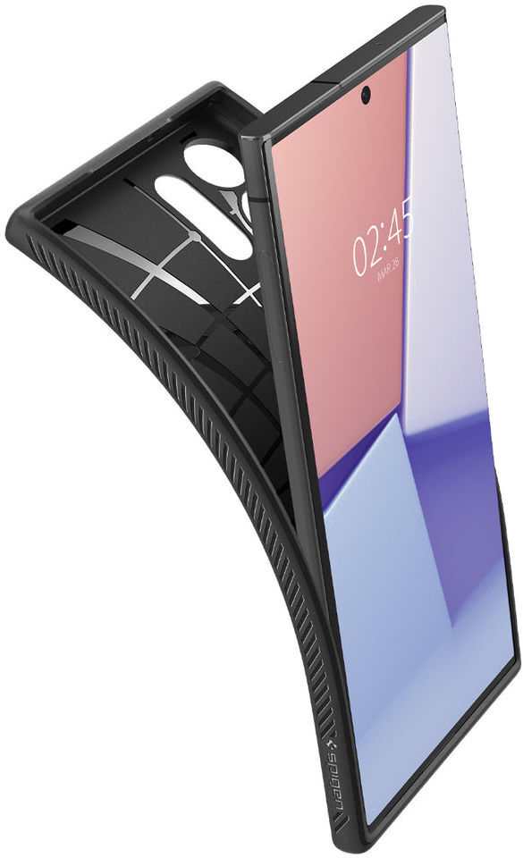 Spigen Liquid Air Samsung Galaxy S23 Ultra Hoesje Back Cover Zwart afbeelding 3