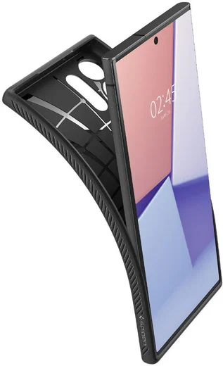 Spigen Liquid Air Samsung Galaxy S23 Ultra Hoesje Back Cover Zwart afbeelding 3