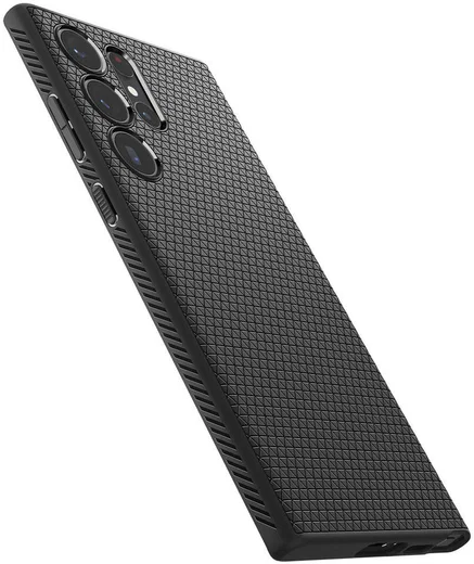 Spigen Liquid Air Samsung Galaxy S23 Ultra Hoesje Back Cover Zwart afbeelding 9