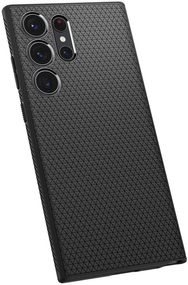 Spigen Liquid Air Samsung Galaxy S23 Ultra Hoesje Back Cover Zwart afbeelding 10