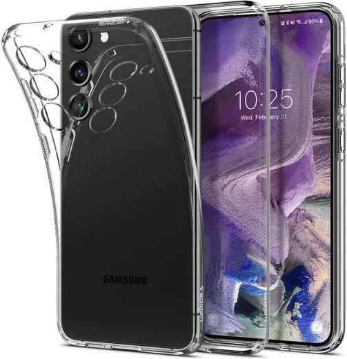 Spigen Liquid Crystal Samsung Galaxy S23 Hoesje Back Cover Transparant afbeelding 1