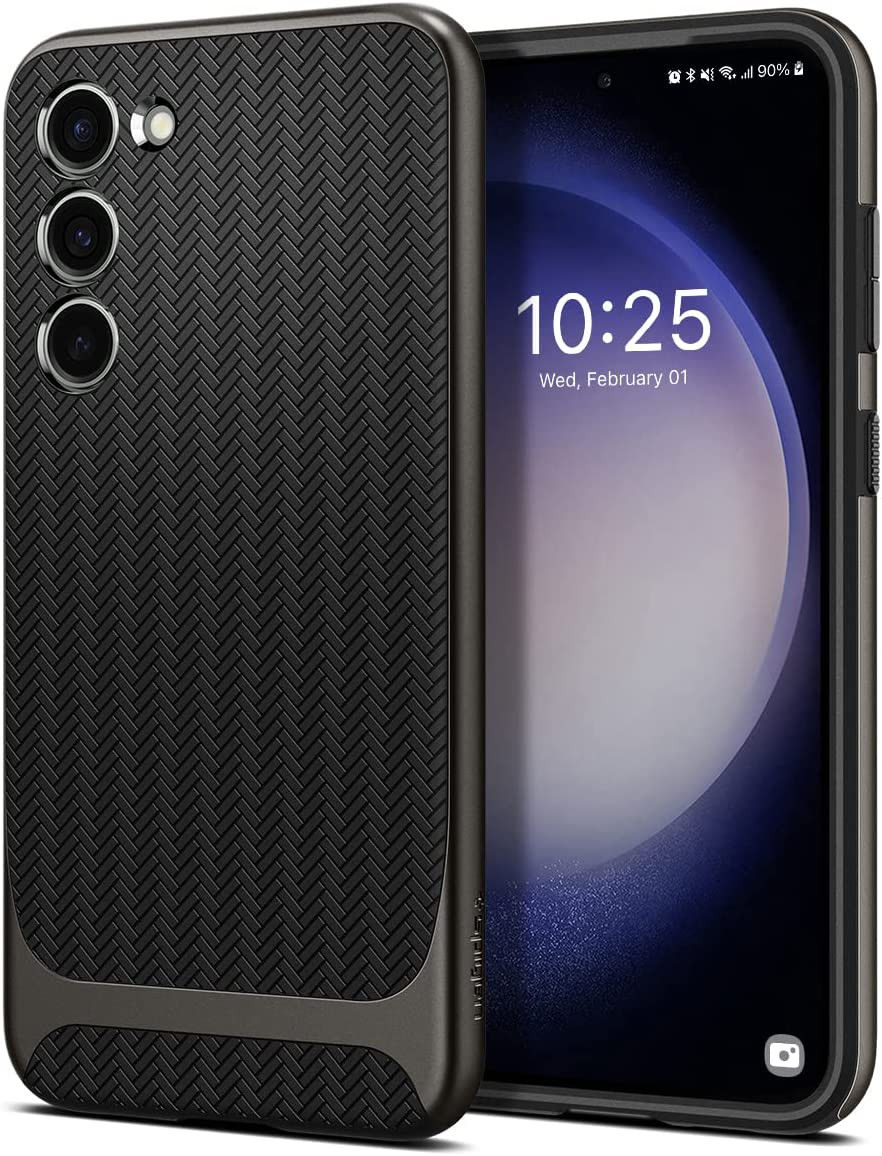 Spigen Neo Hybrid Samsung Galaxy S23 Plus Hoesje Back Cover Gunmetal afbeelding 1