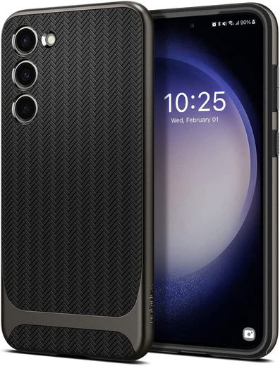 Spigen Neo Hybrid Samsung Galaxy S23 Plus Hoesje Back Cover Gunmetal afbeelding 1