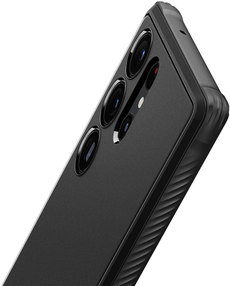 Spigen Rugged Armor Samsung  Galaxy S23 Ultra Hoesje Back Cover Zwart afbeelding 2