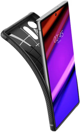 Spigen Rugged Armor Samsung  Galaxy S23 Ultra Hoesje Back Cover Zwart afbeelding 13