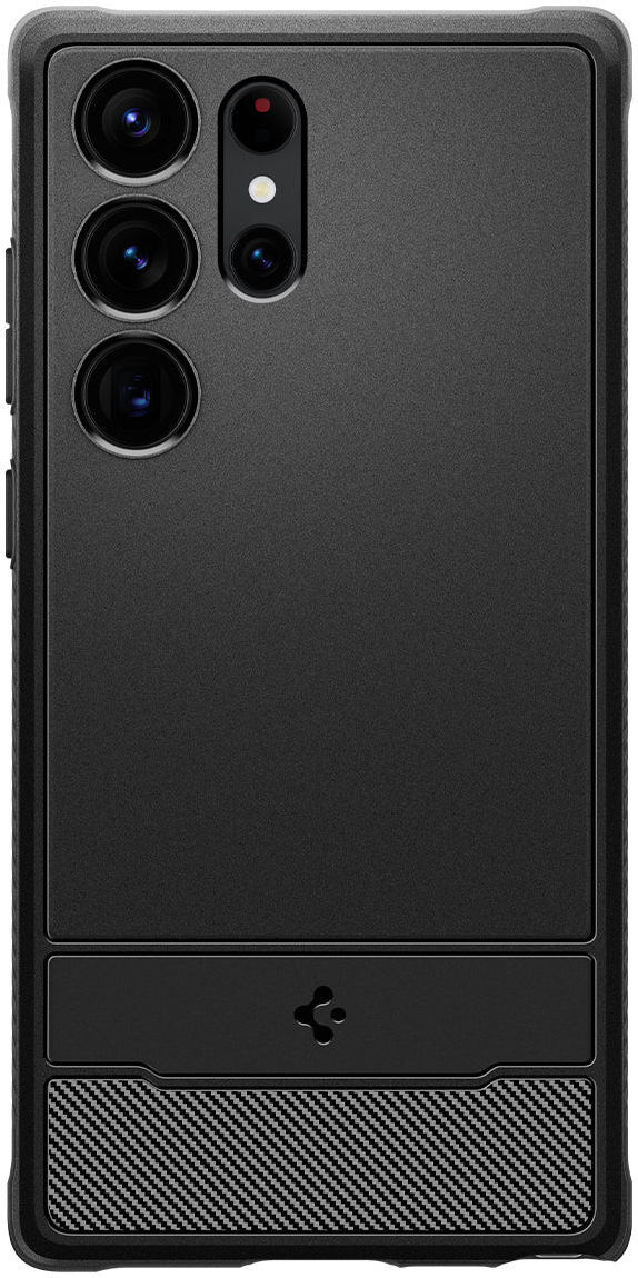 Spigen Rugged Armor Samsung  Galaxy S23 Ultra Hoesje Back Cover Zwart afbeelding 10