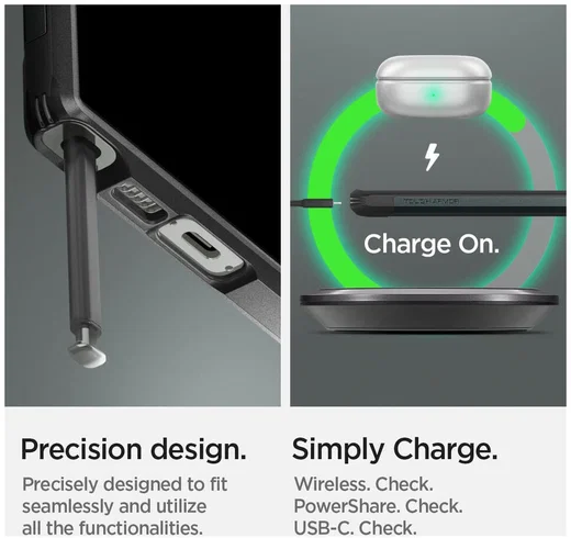 Spigen Tough Armor Samsung Galaxy S23 Ultra Hoesje Back Cover Groen afbeelding 7