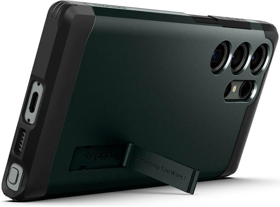 Spigen Tough Armor Samsung Galaxy S23 Ultra Hoesje Back Cover Groen afbeelding 8