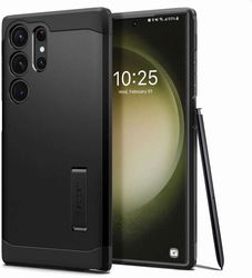 Spigen Tough Armor Samsung Galaxy S23 Ultra Hoesje Back Cover Zwart afbeelding