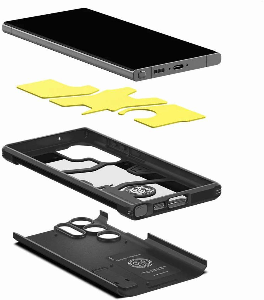 Spigen Tough Armor Samsung Galaxy S23 Ultra Hoesje Back Cover Zwart afbeelding 8