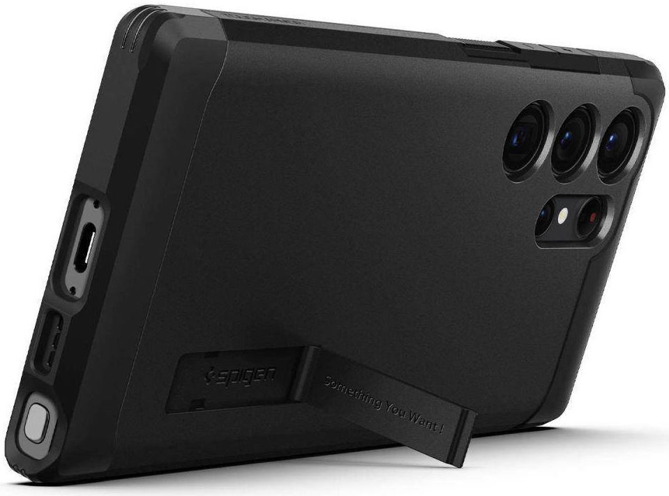 Spigen Tough Armor Samsung Galaxy S23 Ultra Hoesje Back Cover Zwart afbeelding 13