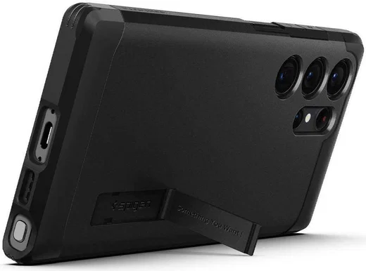 Spigen Tough Armor Samsung Galaxy S23 Ultra Hoesje Back Cover Zwart afbeelding 13