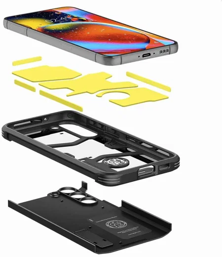 Spigen Tough Armor Samsung Galaxy S23 Plus Hoesje Back Cover Zwart afbeelding 8