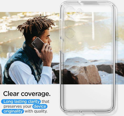 Spigen Ultra Hybrid Samsung Galaxy S23 Hoesje Back Cover Transparant afbeelding 5