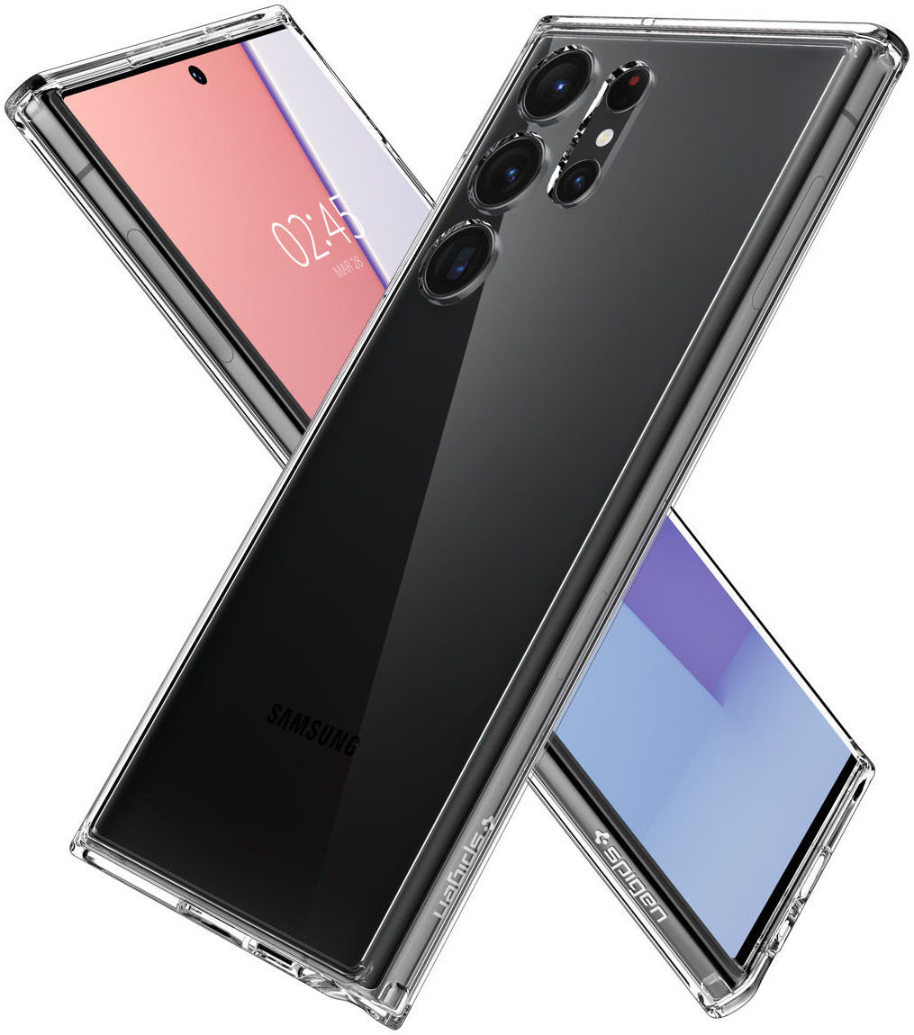 Spigen Ultra Hybrid Samsung S23 Ultra Hoesje Back Cover Transparant afbeelding 2