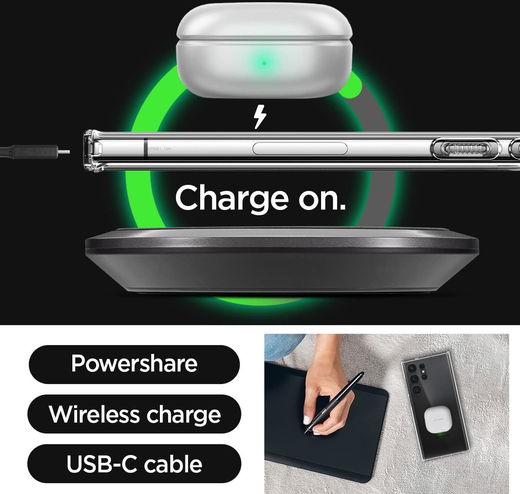 Spigen Ultra Hybrid Samsung S23 Ultra Hoesje Back Cover Transparant afbeelding 7