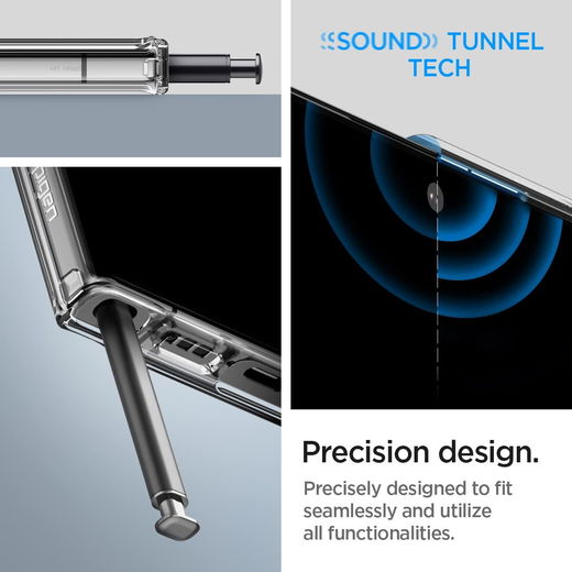 Spigen Ultra Hybrid Samsung S23 Ultra Hoesje Back Cover Transparant afbeelding 8