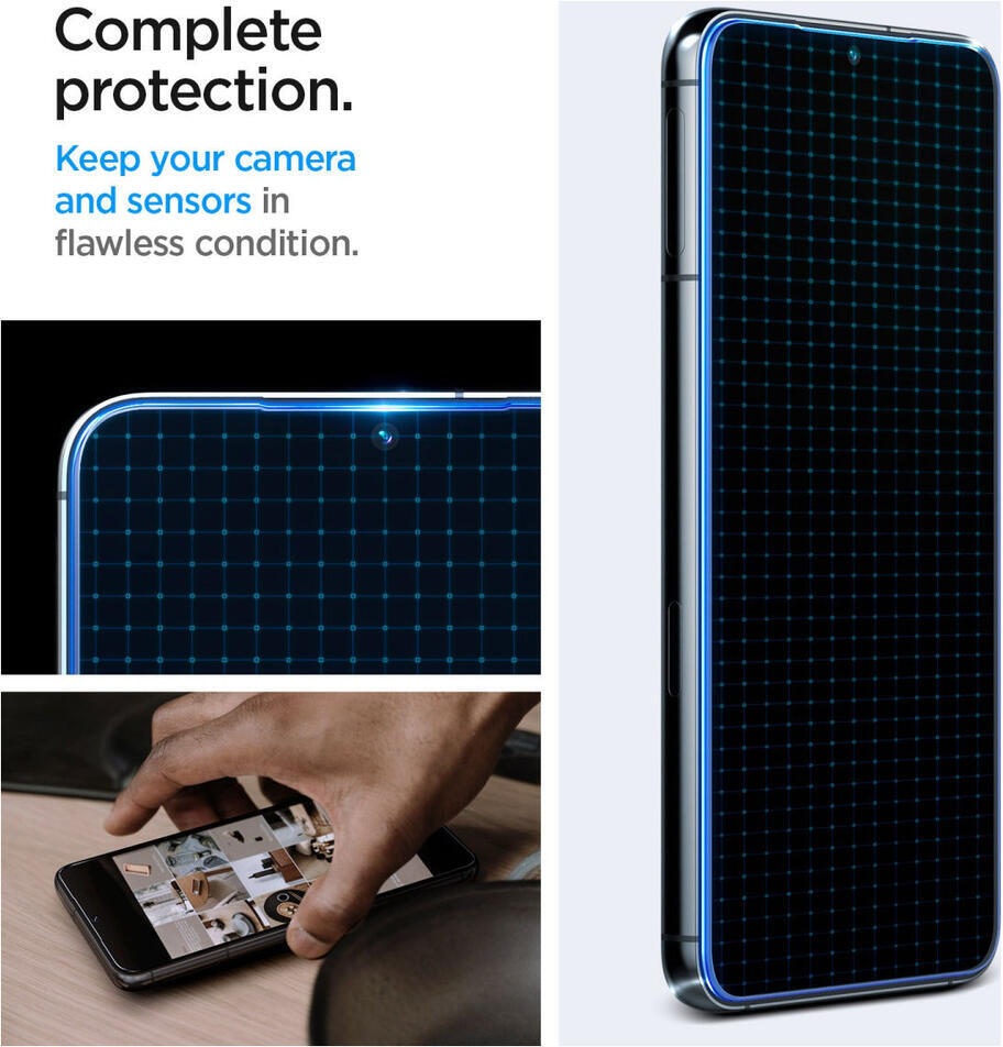 Spigen Glas.tR EZ Fit Samsung Galaxy S23 Screen Protector (2-Pack) afbeelding 5