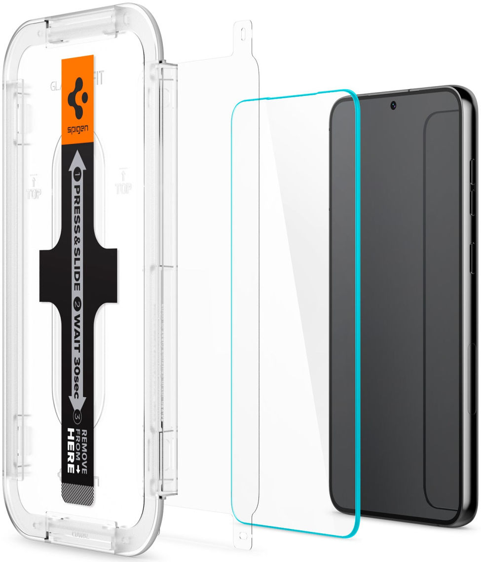 Spigen Glas.tR EZ Fit Samsung S23 Plus Screen Protector (2-Pack) afbeelding 2